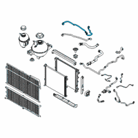 OEM 2018 BMW X3 HOSE COOLANT RADIATOR INTAKE Diagram - 17-12-9-894-741