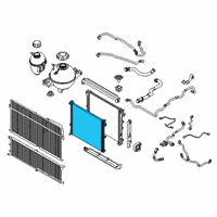 OEM 2021 BMW X3 Radiator Diagram - 17-11-9-468-695