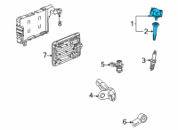 OEM 2021 Chevrolet Trailblazer Ignition Coil Diagram - 12705399