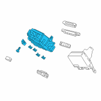 OEM Honda Accord Box Assembly, Fuse Diagram - 38200-T3W-A14