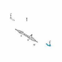 OEM 2012 Toyota Prius V Outer Tie Rod Diagram - 45047-19215