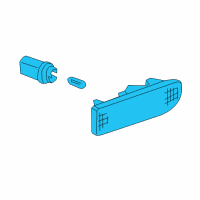 OEM 2008 Kia Amanti Lamp Assembly-Side Repeater Diagram - 923033F550