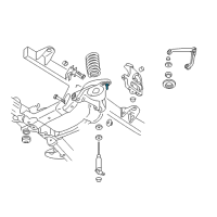 OEM 2008 Dodge Ram 2500 BALLJOINT-Lower Control Arm Diagram - 5170824AC