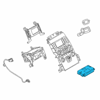 OEM 2013 Ford Taurus Module Diagram - DG1Z-14D212-AA