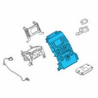 OEM 2014 Ford Taurus Climate Control Module Diagram - EG1Z18842BA
