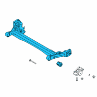 OEM 2020 Kia Soul TORSION Axle COMPLET Diagram - 55100K0100