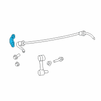 OEM Ford Fusion Bushing Bracket Diagram - 3M8Z-5B498-A