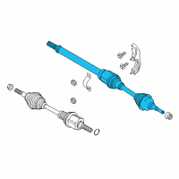 OEM 2020 Lincoln Continental Axle Assembly Diagram - G3GZ-3B436-B