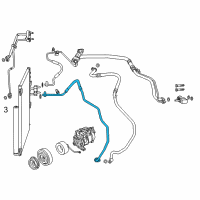 OEM Ram 3500 Line-A/C Discharge Diagram - 68140662AD