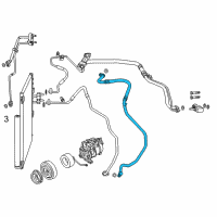 OEM Ram 2500 Line-A/C Suction Diagram - 68273151AC