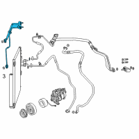 OEM 2014 Ram 3500 Line-A/C CONDENSER Diagram - 68184886AB