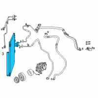 OEM Ram CONDENSER-Air Conditioning Diagram - 68232744AB