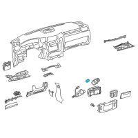 OEM Lexus Bulb, W/CAP Diagram - 90010-01164