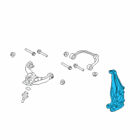 OEM 2019 Lincoln Navigator Knuckle Diagram - JL1Z-3K186-A