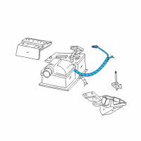 OEM 2005 Mercury Monterey Cable Assembly Diagram - 4F2Z-14300-AA