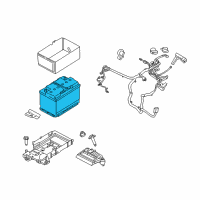 OEM Lincoln Battery Diagram - BXT-90T5-590