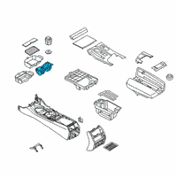 OEM BMW 530e xDrive Drink Holder, Centre Console Diagram - 51-16-6-833-813