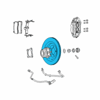OEM 2017 Dodge Viper Brake Rotor Diagram - 5181459AC
