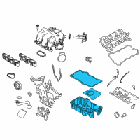 OEM Lincoln Zephyr Oil Pan Diagram - 9L8Z-6675-A