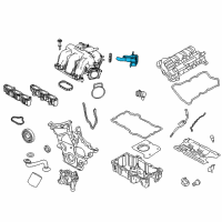 OEM Mercury Milan Connector Tube Diagram - 3M4Z-9E470-BA