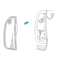 OEM 2006 Ford Five Hundred Park Lamp Bulb Diagram - E3MY-13466-A