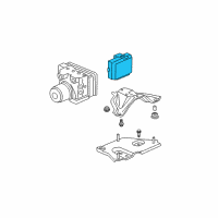 OEM 2004 Acura MDX Control Unit (Vtm-4) Diagram - 48310-RDL-003