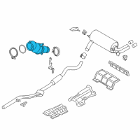 OEM BMW M2 Catalytic Converter Diagram - 18-30-7-607-665