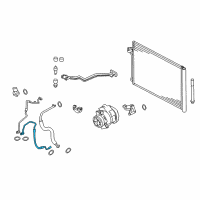 OEM BMW X6 Pressure Hose, Compressor-Condenser Diagram - 64-50-6-842-315