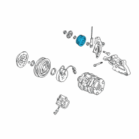 OEM Acura NSX Pulley, Idle Diagram - 38942-PR7-A00