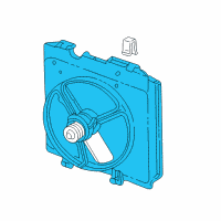 OEM 1989 Dodge Dakota Engine Cooling Fan Diagram - 4549222AB