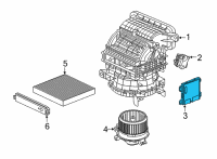 OEM 2022 Acura TLX Control Assembly Diagram - 79600-TGV-A01