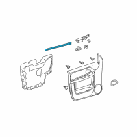 OEM 2000 Pontiac Montana Inner Seal Diagram - 15238491