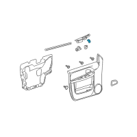 OEM 2007 Chevrolet Corvette Lock Switch Diagram - 10369705