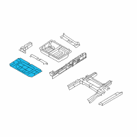 OEM 2015 Dodge Grand Caravan Pan-Front Floor Diagram - 5109033AE