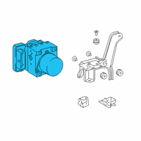 OEM 2019 Lexus RX350L ACTUATOR Assembly, Brake Diagram - 44050-48A00