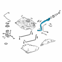 OEM 2021 Toyota C-HR Filler Pipe Diagram - 77201-10240