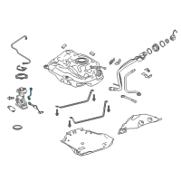 OEM 2015 Lexus CT200h Harness, Fuel Pump Diagram - 77785-12010