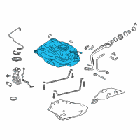 OEM 2019 Toyota C-HR Fuel Tank Diagram - 77001-10400