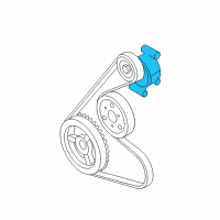 OEM 2005 Ford Escape Serpentine Idler Pulley Diagram - 3M5Z-6A228-AE