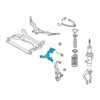 OEM Infiniti G37 Transverse Link Complete, Right Diagram - 54500-1BA8A