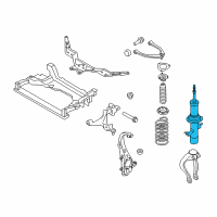 OEM 2015 Infiniti Q60 ABSORBER Kit - Shock, Front Diagram - E6111-1NL0A