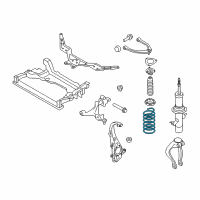 OEM 2015 Infiniti Q60 Front Spring Diagram - 54010-1ND2A