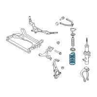 OEM 2012 Infiniti G37 Front Spring Diagram - 54010-JK12C