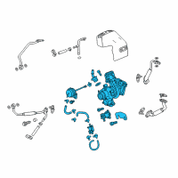 OEM Buick Regal Turbocharger Asm-Compressor Air Intake Diagram - 12682937