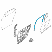 OEM Ford Freestyle Run Channel Diagram - 8F9Z-7425766-A