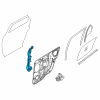 OEM 2009 Ford Taurus X Regulator Diagram - 8F9Z-7427009-A