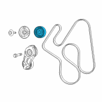 OEM 2018 Ram 2500 Pulley-Idler Diagram - 5281720AA