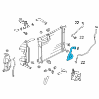 OEM 2013 Nissan Versa Hose-Radiator, Lower Diagram - 21503-3AB3A