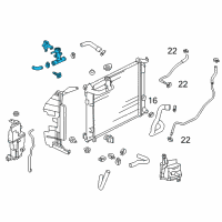 OEM 2018 Nissan Versa Note Neck Assy-Filler Diagram - 21418-3AB3A