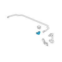 OEM Honda Accord Crosstour Bracket, Rear Stabilizer Holder Diagram - 52308-TA0-A00